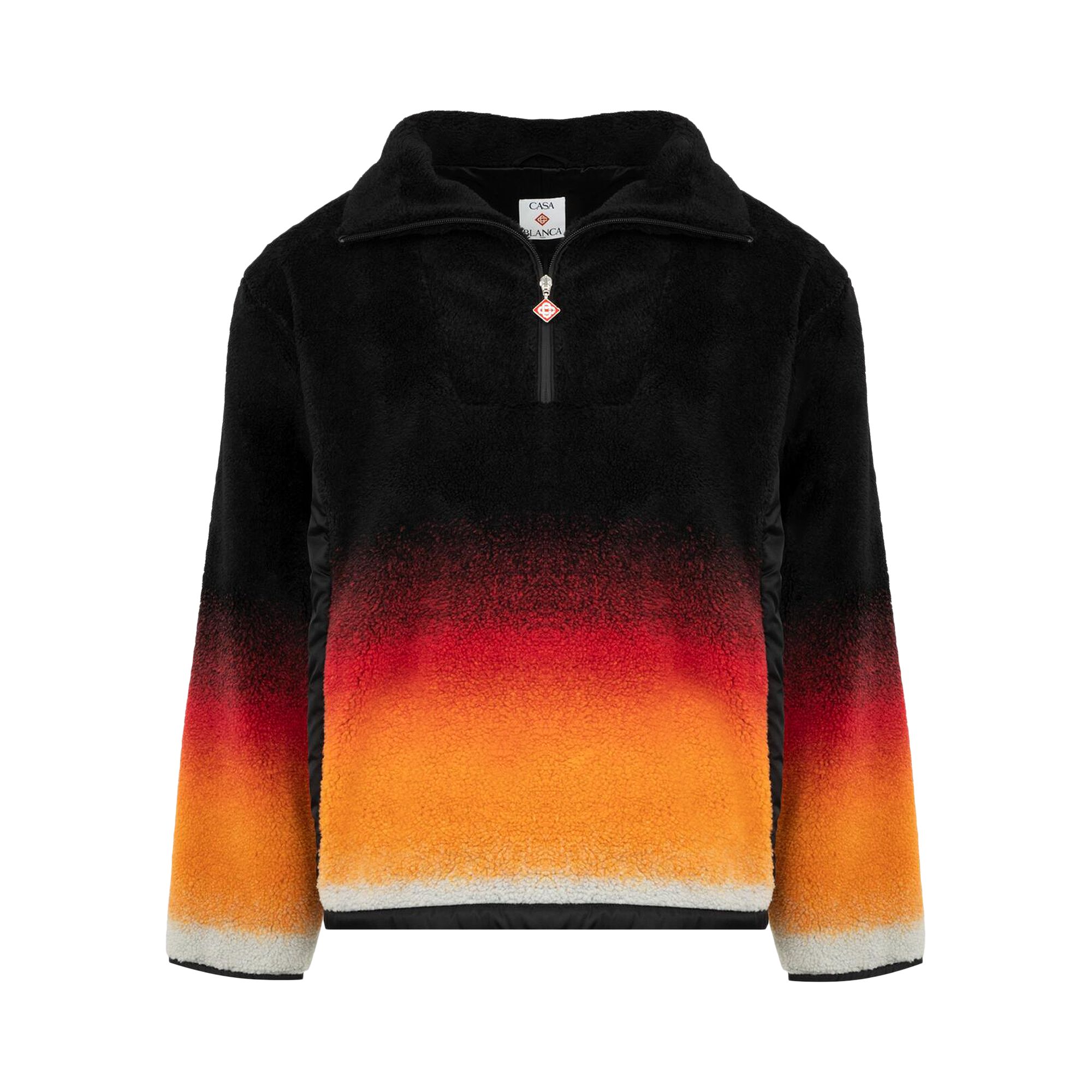 Pre-owned Casablanca Gradient Fleece Jacket 'gradient' | Black | Men's Size M
