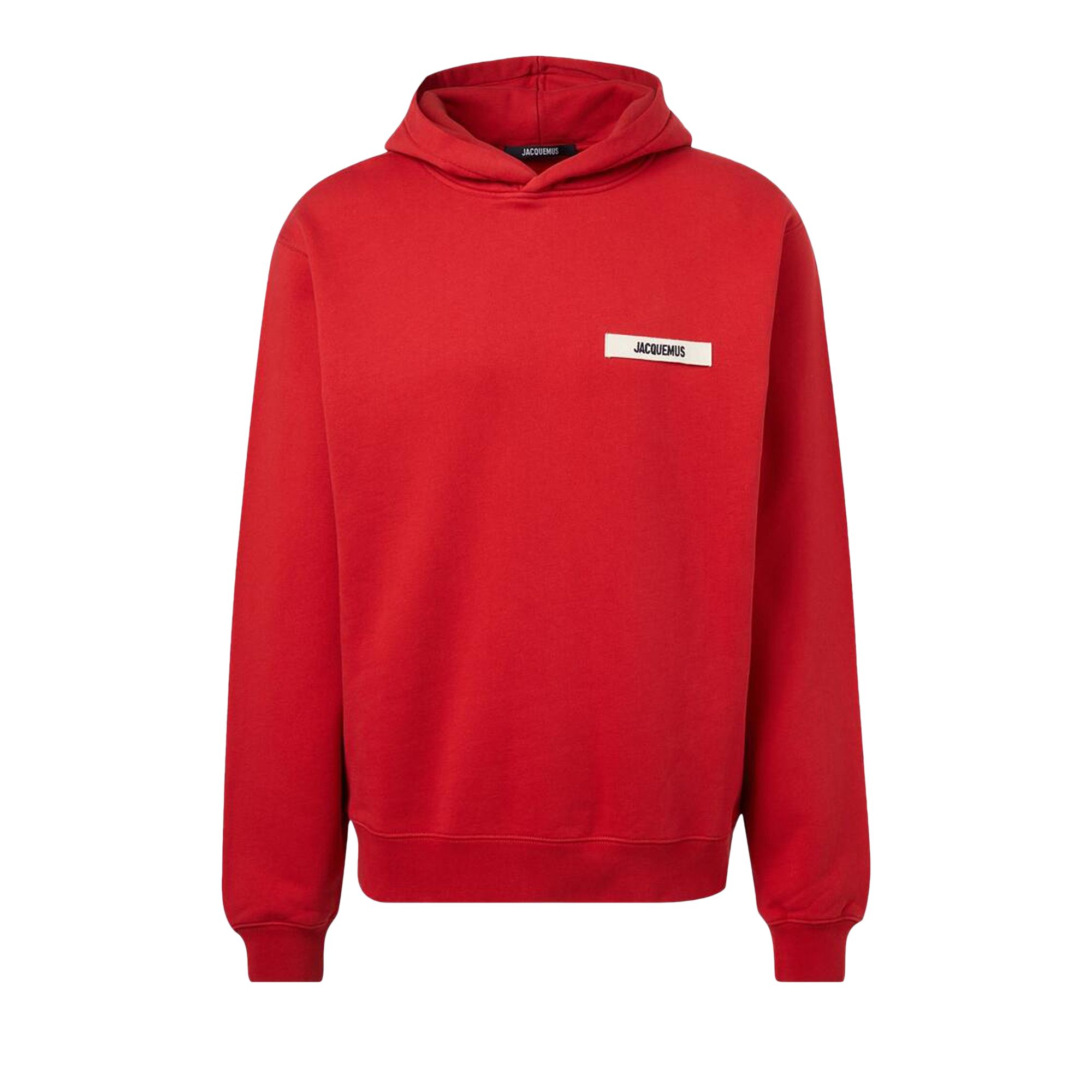 Pre-owned Jacquemus Le Hoodie Gros Grain 'dark Red' | Men's Size M