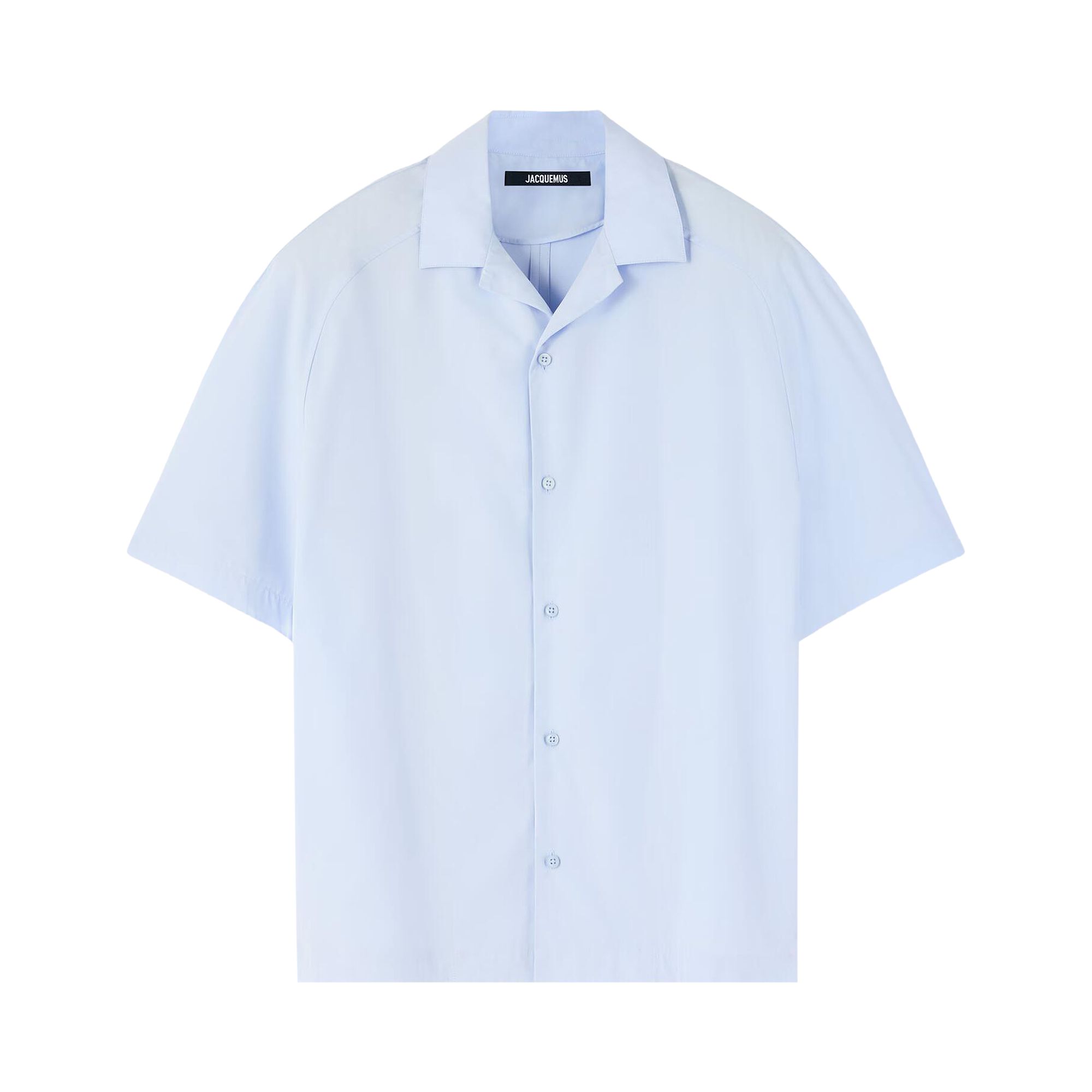Pre-owned Jacquemus La Chemise Fonccio 'signature Blue Embroidery' | Men's Size 50