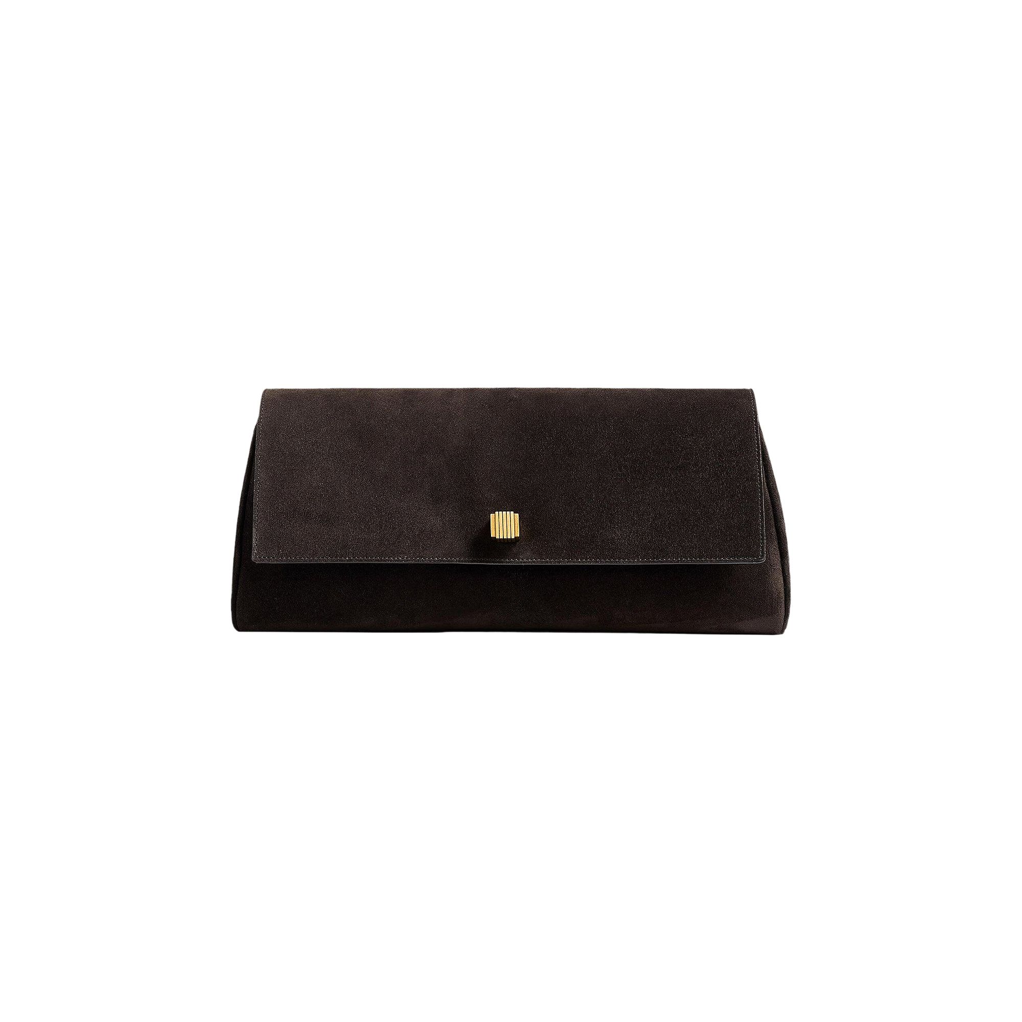 Pre-owned Khaite Audrey Clutch 'dark Brown' | Women's Size Onesize