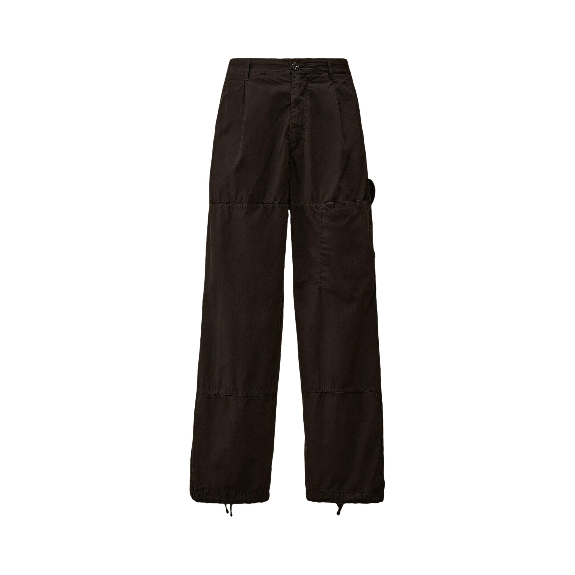 Pre-owned C.p. Company Cargo Pant In Microreps Peached 'black' | Men's Size 50