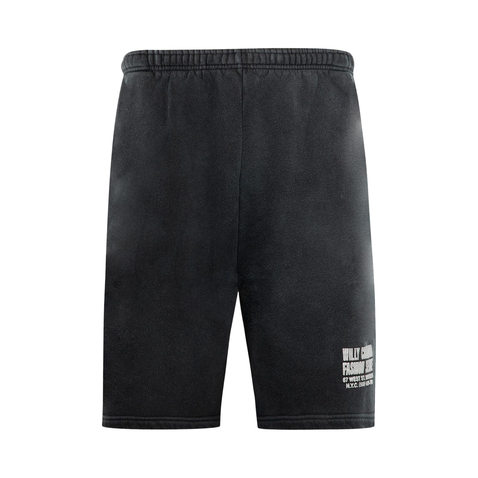 Pre-owned Willy Chavarria Fashion Services Willy Sweatshort 'black' | Men's Size M