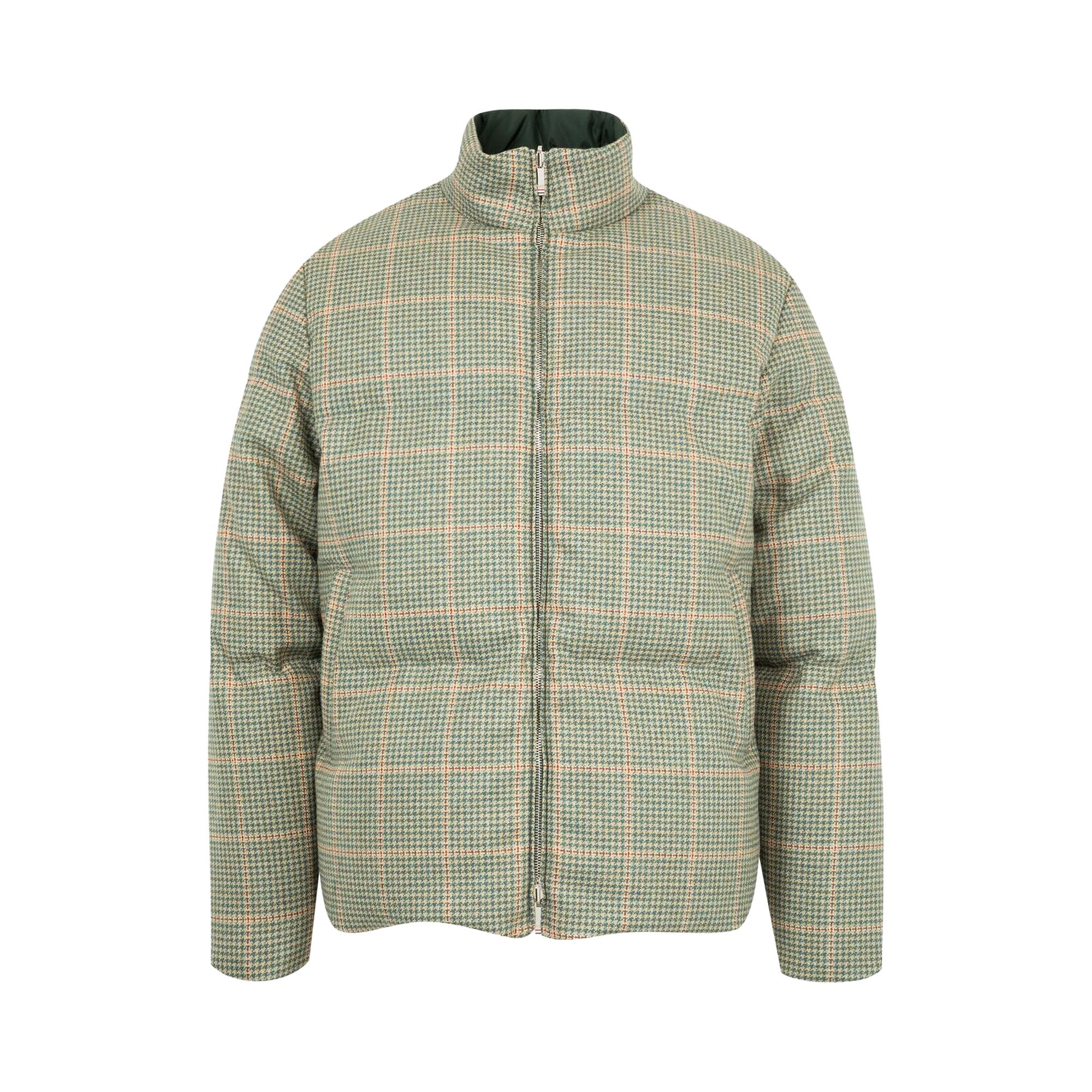 Pre-owned Thom Browne Reversible Funnel Neck Jacket In Ultra Light Nylon Tech 'green' | Men's Size 4