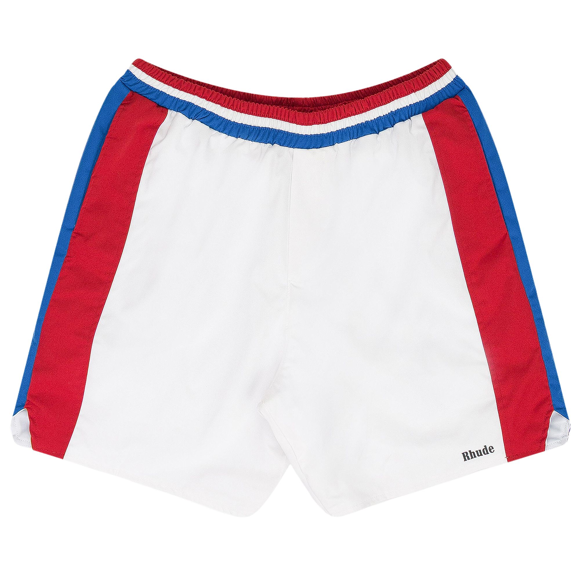 Pre-owned Rhude Chevron Track Shorts 'white' | Men's Size L
