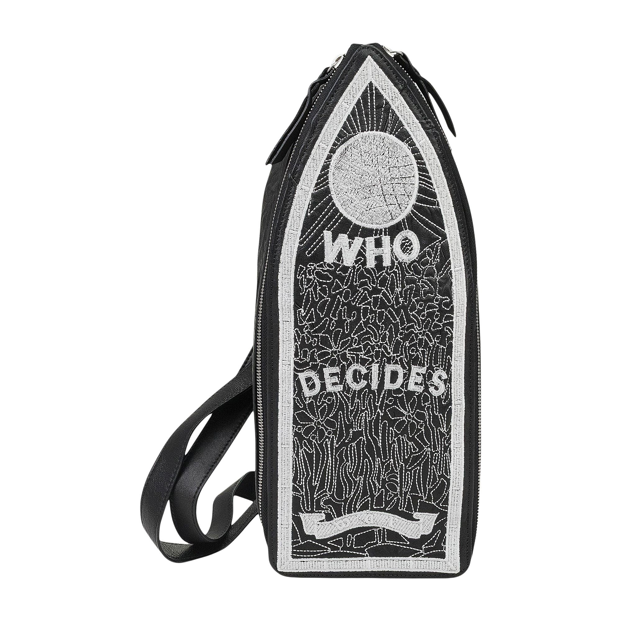 Pre-owned Who Decides War Embroidered Crossbody Bag 'black' | Men's Size Onesize