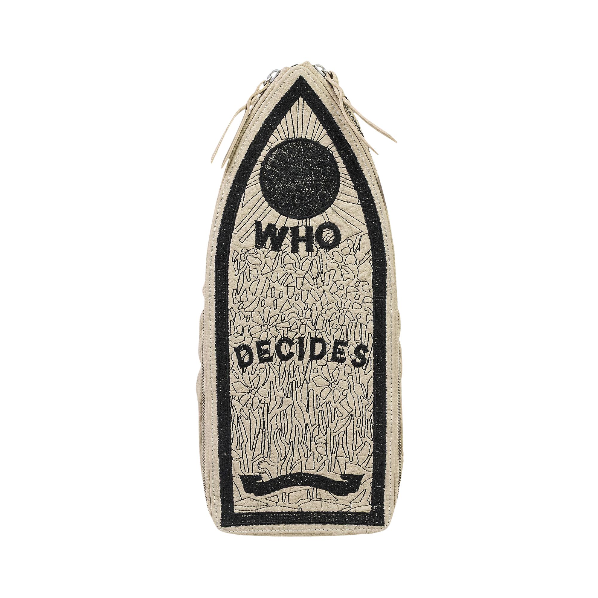 Pre-owned Who Decides War Embroidered Crossbody Bag 'off-white' | Men's Size Onesize