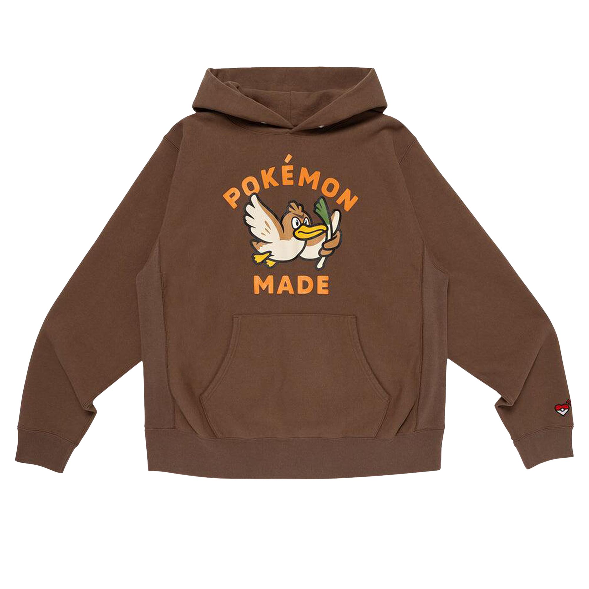 Pre-owned Human Made X Pokemon Made Heavyweight Hoodie 'brown' | Men's Size Xl