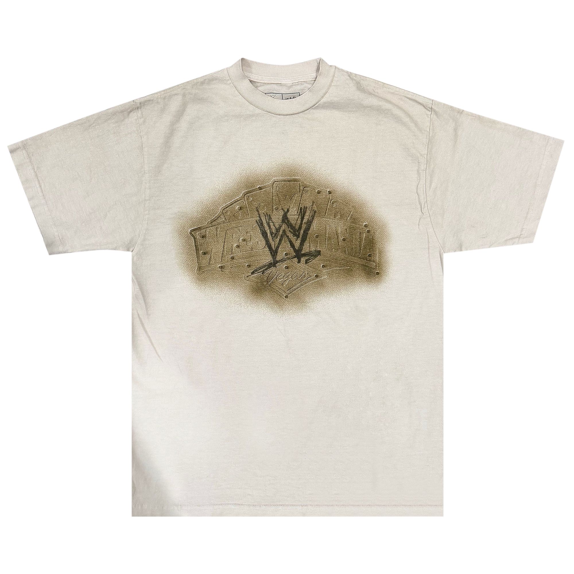 Pre-owned Cactus Jack By Travis Scott X Wwe I Paid To See Wrestlemania Shirt 'white' | Men's Size S