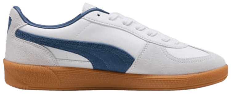 Puma Palermo Leather White Dark Indigo