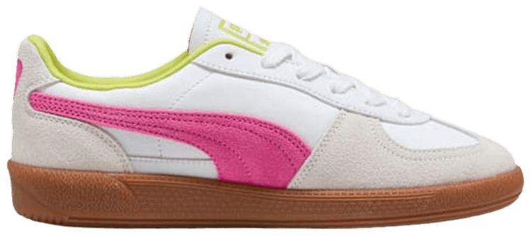Puma Wmns Palermo Leather White Fluro Pink Pes
