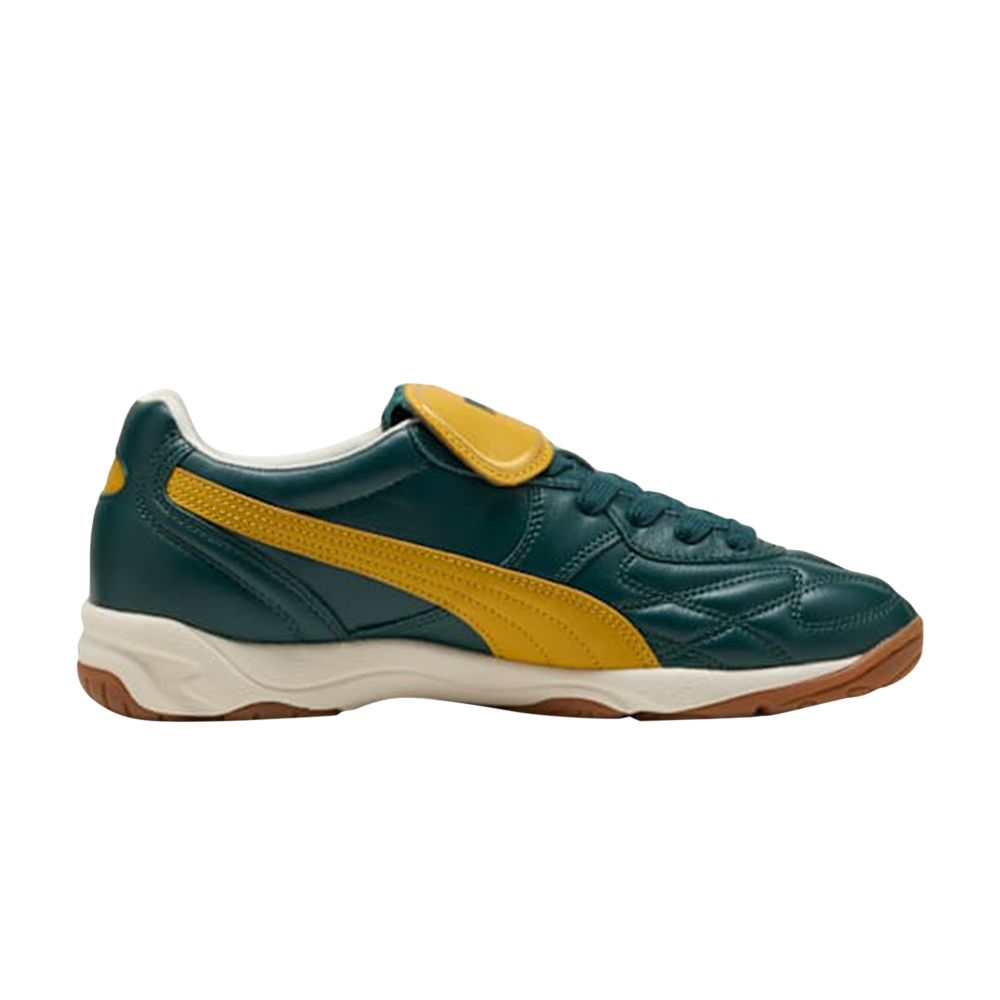 Puma King Indoor 'Green Terrain Archive Gold' | Black | Men's Size 11 - 401683-12
