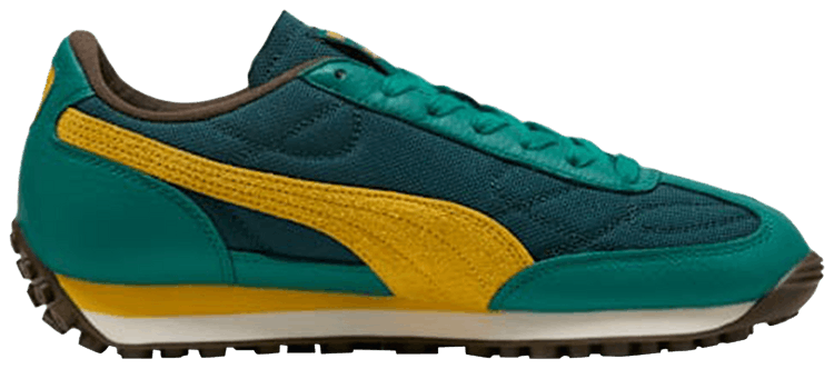 Puma Easy Rider Futbolito   Green Terrain Yellow Sizzle