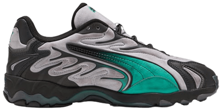 Puma Inhale Distressed Vibrant Silver Vibrant Green