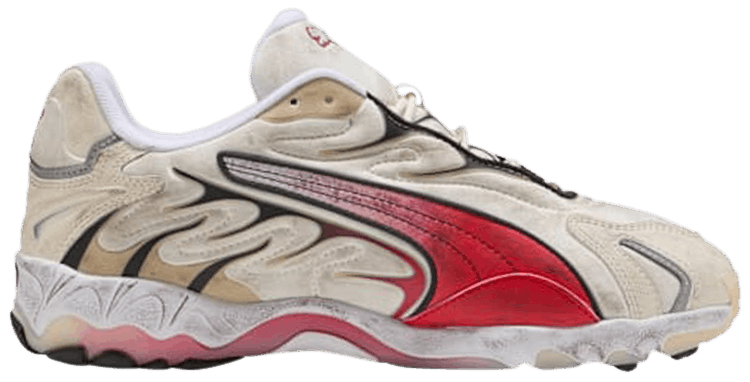 Puma Inhale Distressed Alpine Snow Red