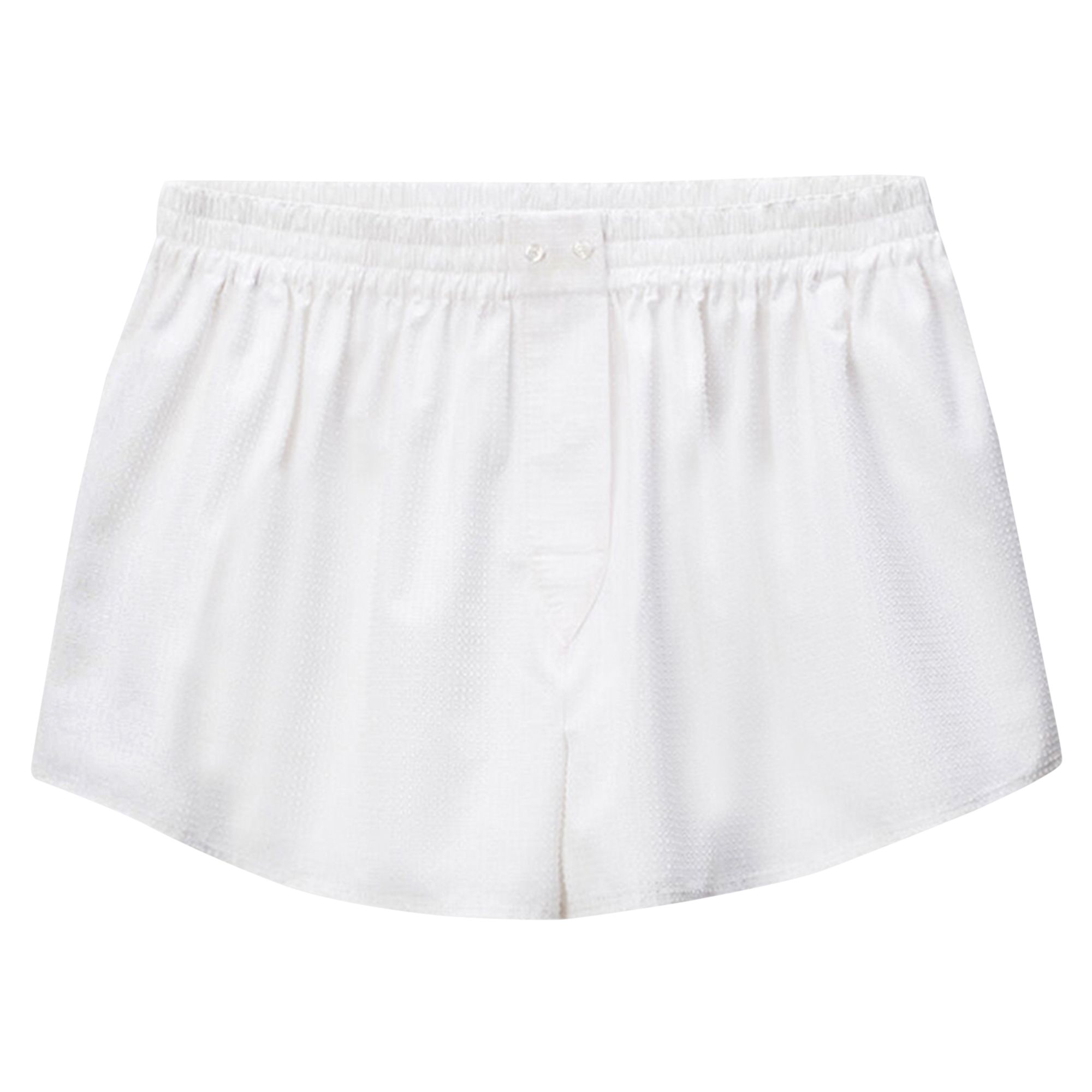 Pre-owned Alexander Wang Boxer Short W/ Allover Hotfix 'white' | Women's Size M