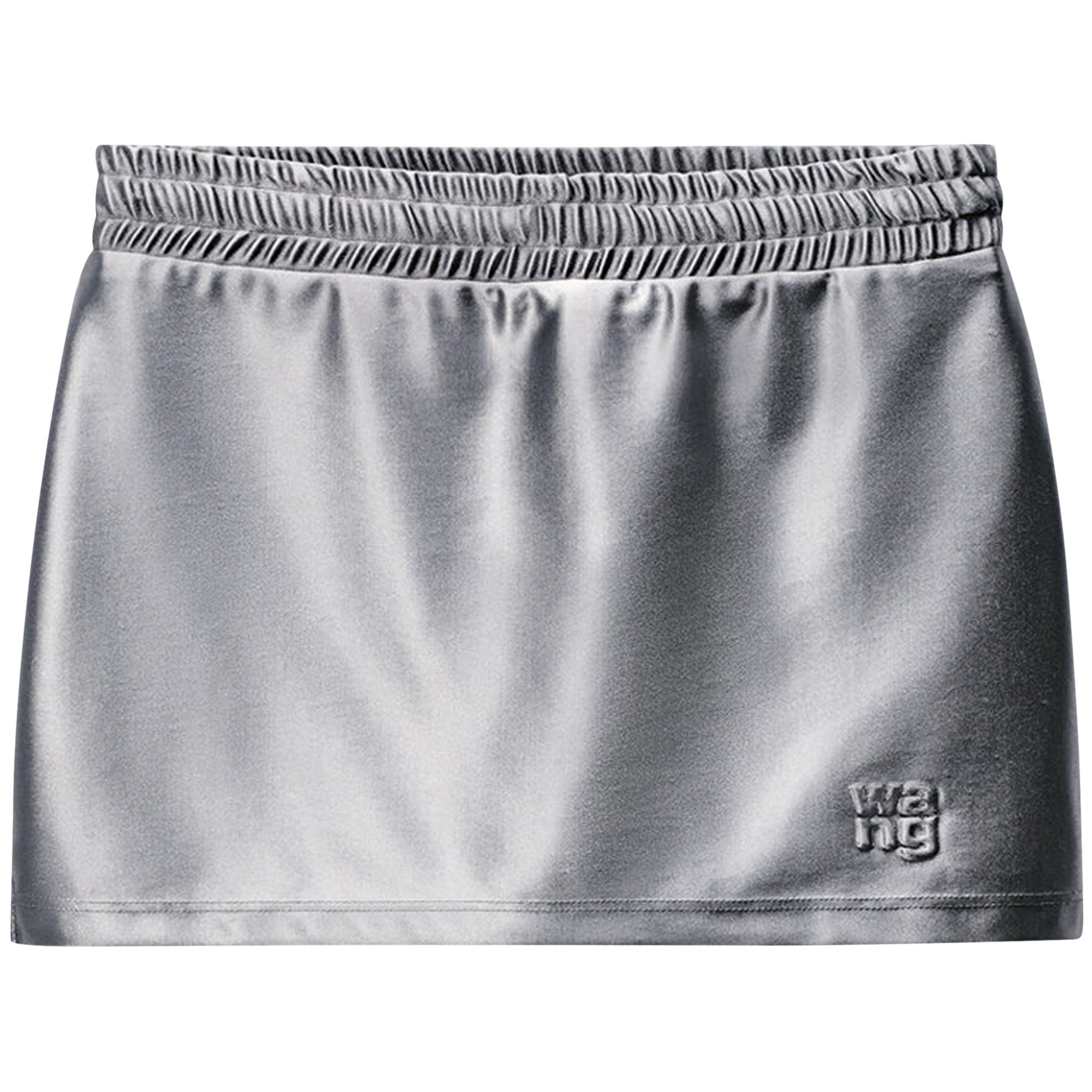 Pre-owned Alexander Wang Mini Skort 'alloy' | Grey | Women's Size S In Gray