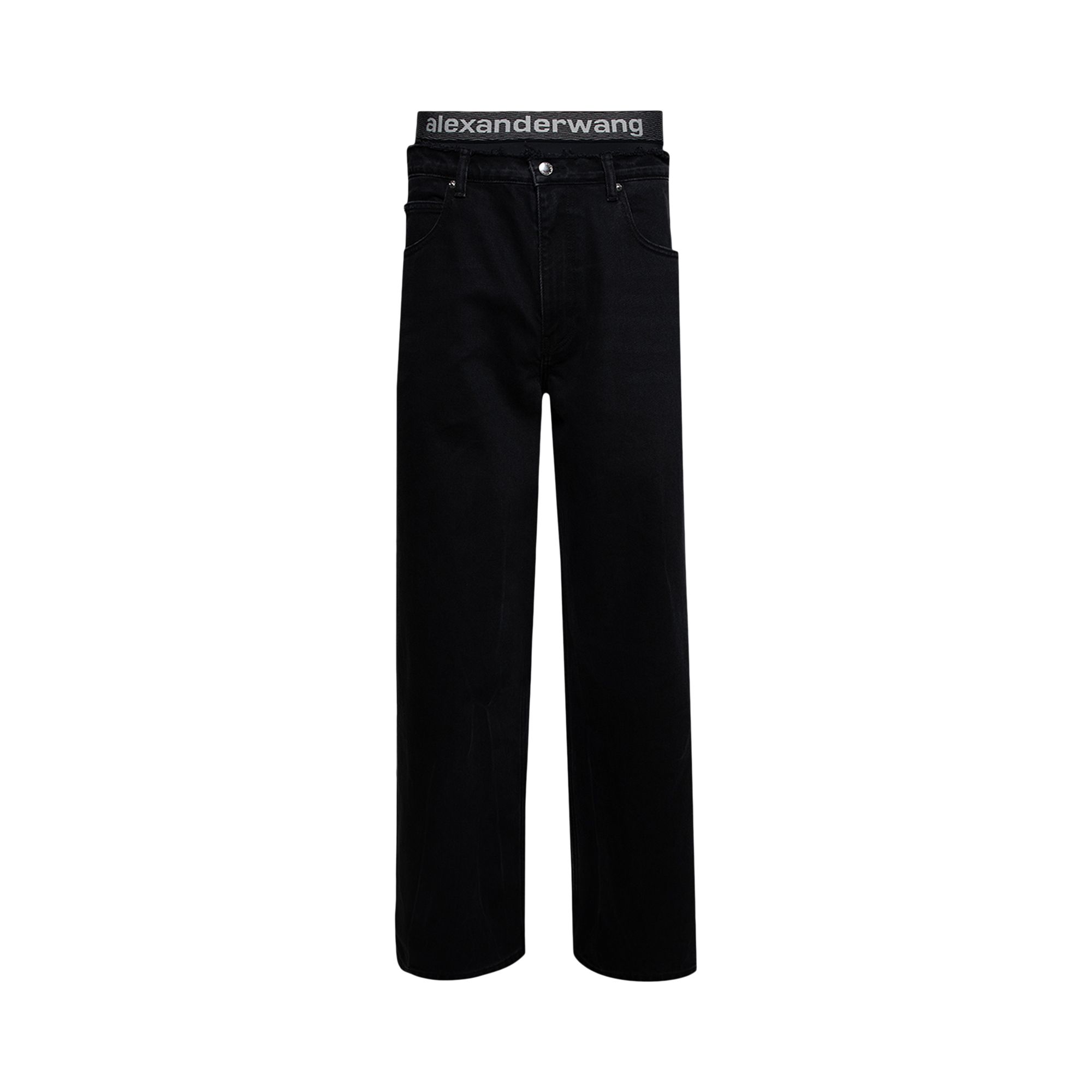 Pre-owned Alexander Wang Pre-styled Jean 'faded Black' | Men's Size 31