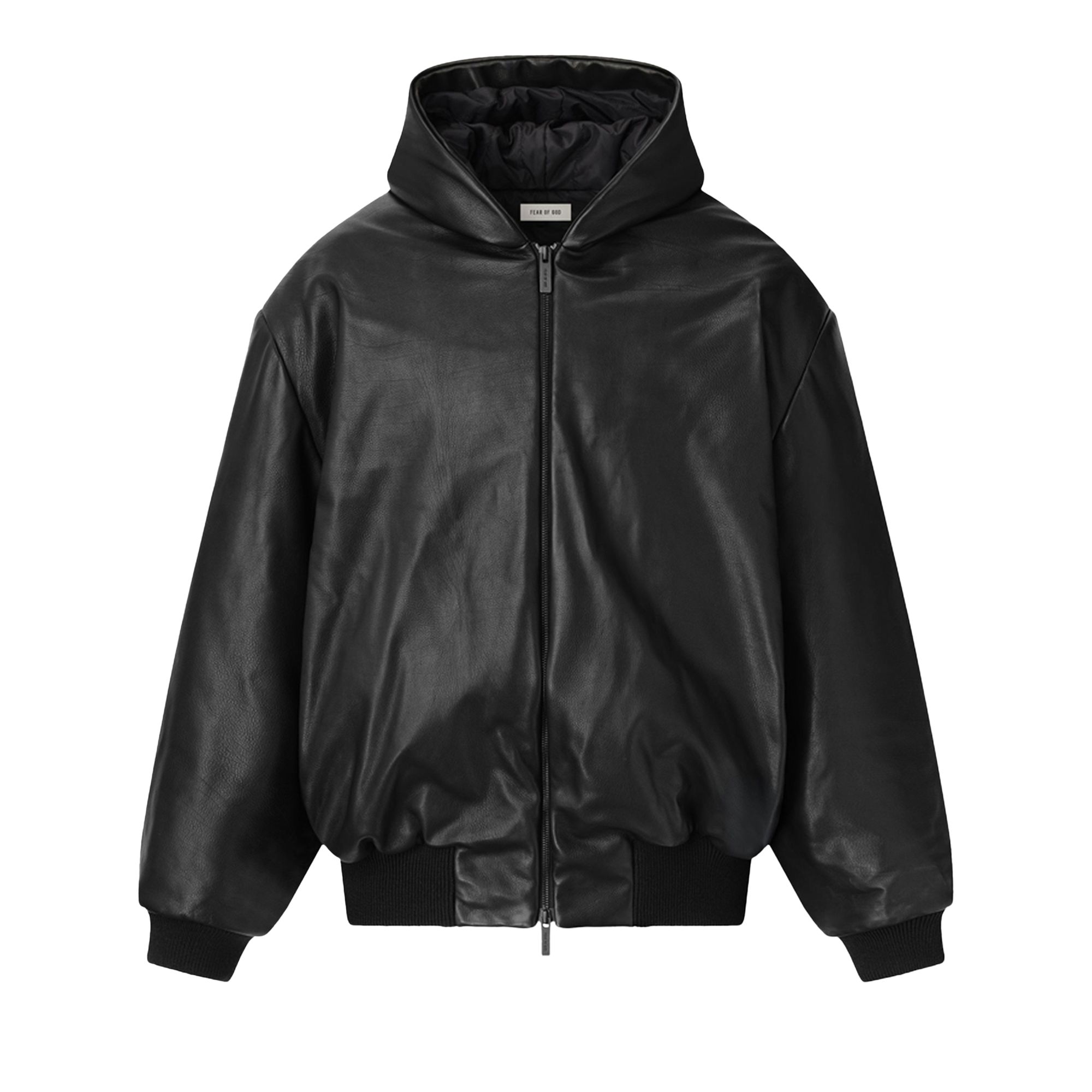 Pre-owned Fear Of God Hooded Bomber Jacket 'black' | Men's Size L