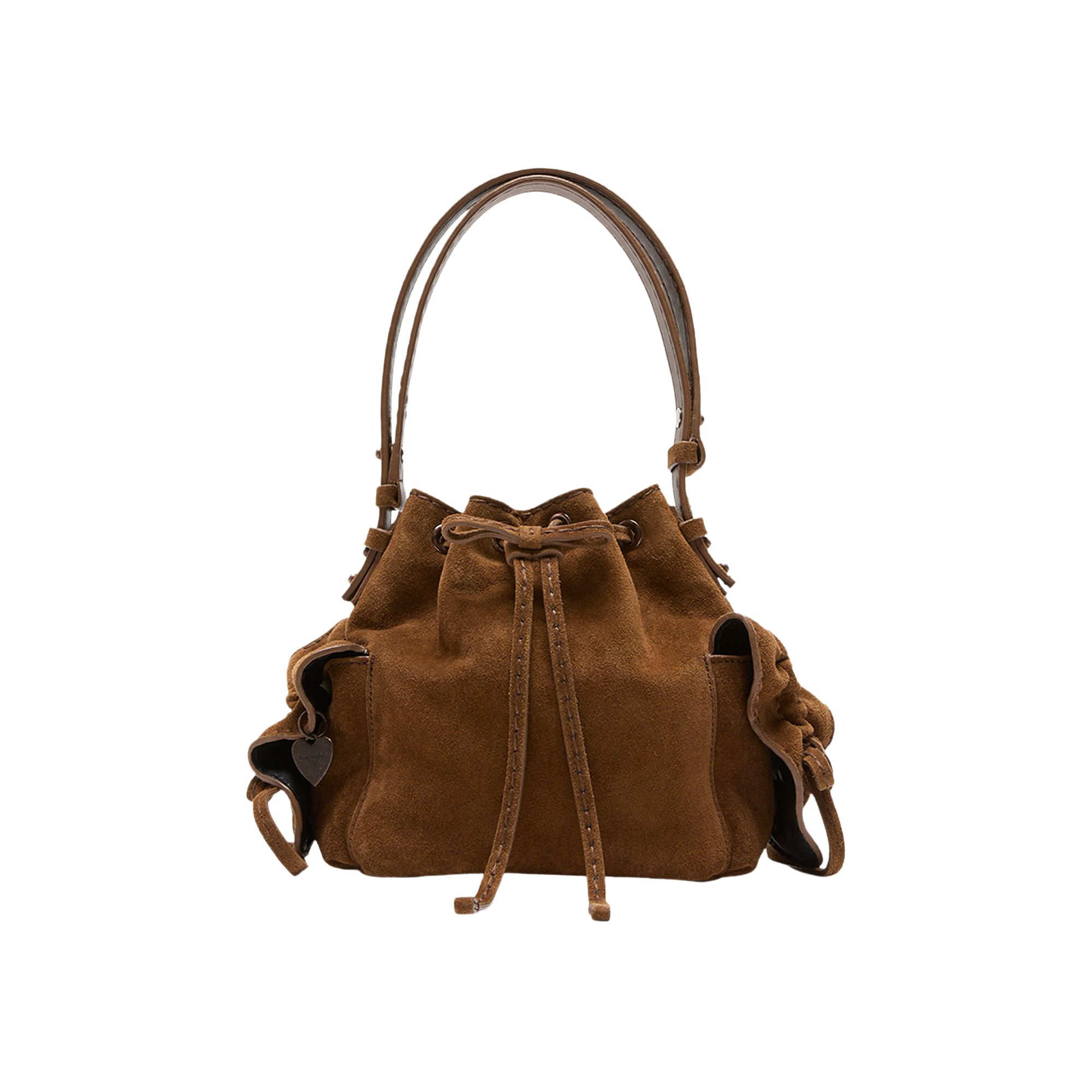 Pre-owned Acne Studios Multipocket Mini Bucket Bag 'cognac Brown' | Women's Size Onesize