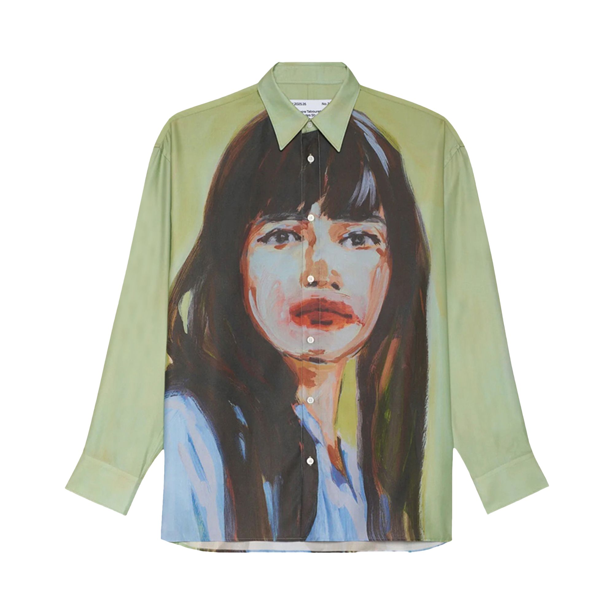 Pre-owned Etudes Studio Etudes X Claire Tabouret Shirt 'green' | Men's Size 54