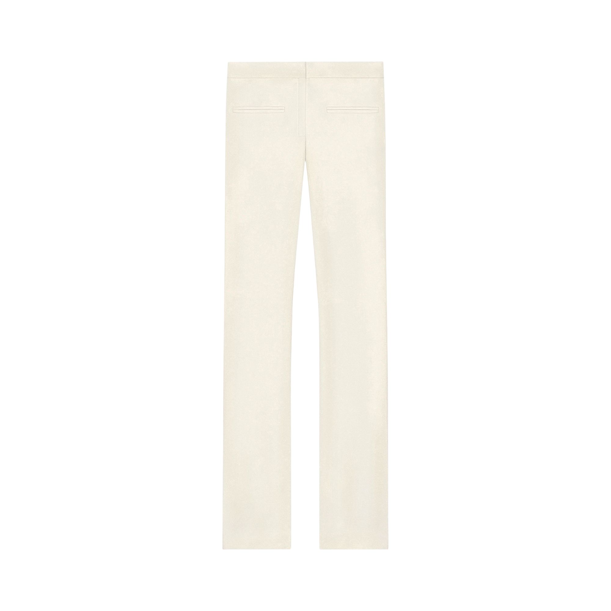 Pre-owned Courrèges Heritage Fluid Crepe Bootcut Pants 'natural' | Tan | Women's Size 42 In Brown