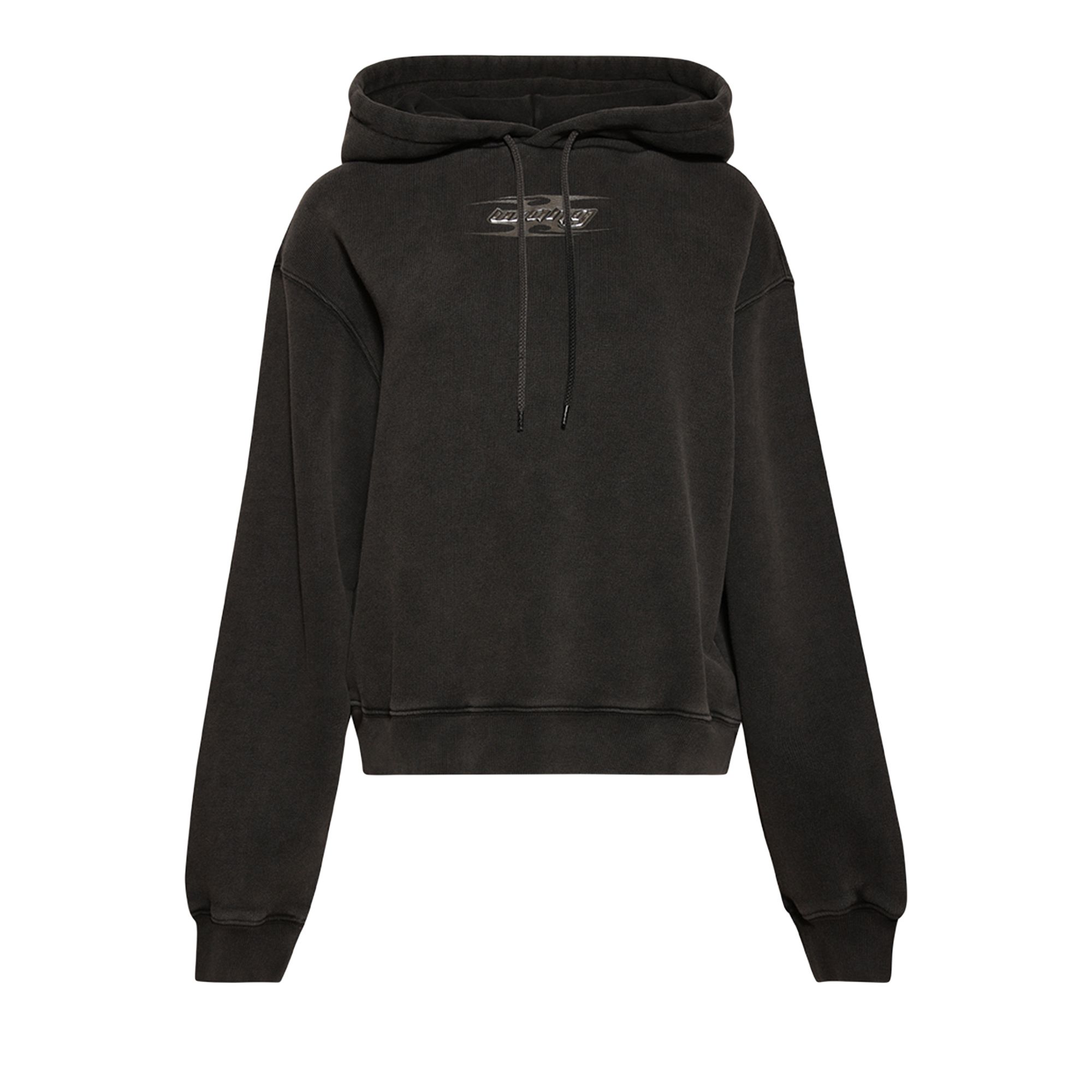 Pre-owned Alexander Wang Hoodie W/ Blade Logo 'washed Cedar' | Brown | Women's Size M