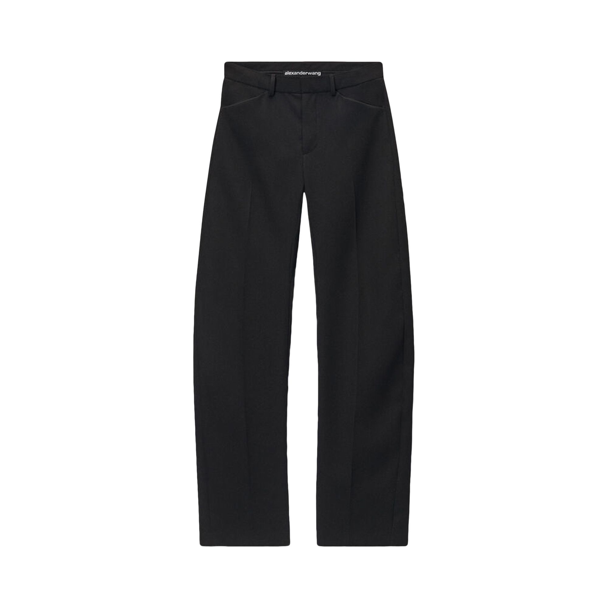 Pre-owned Alexander Wang Mid-rise Bowed Leg Pant 'black' | Women's Size 6