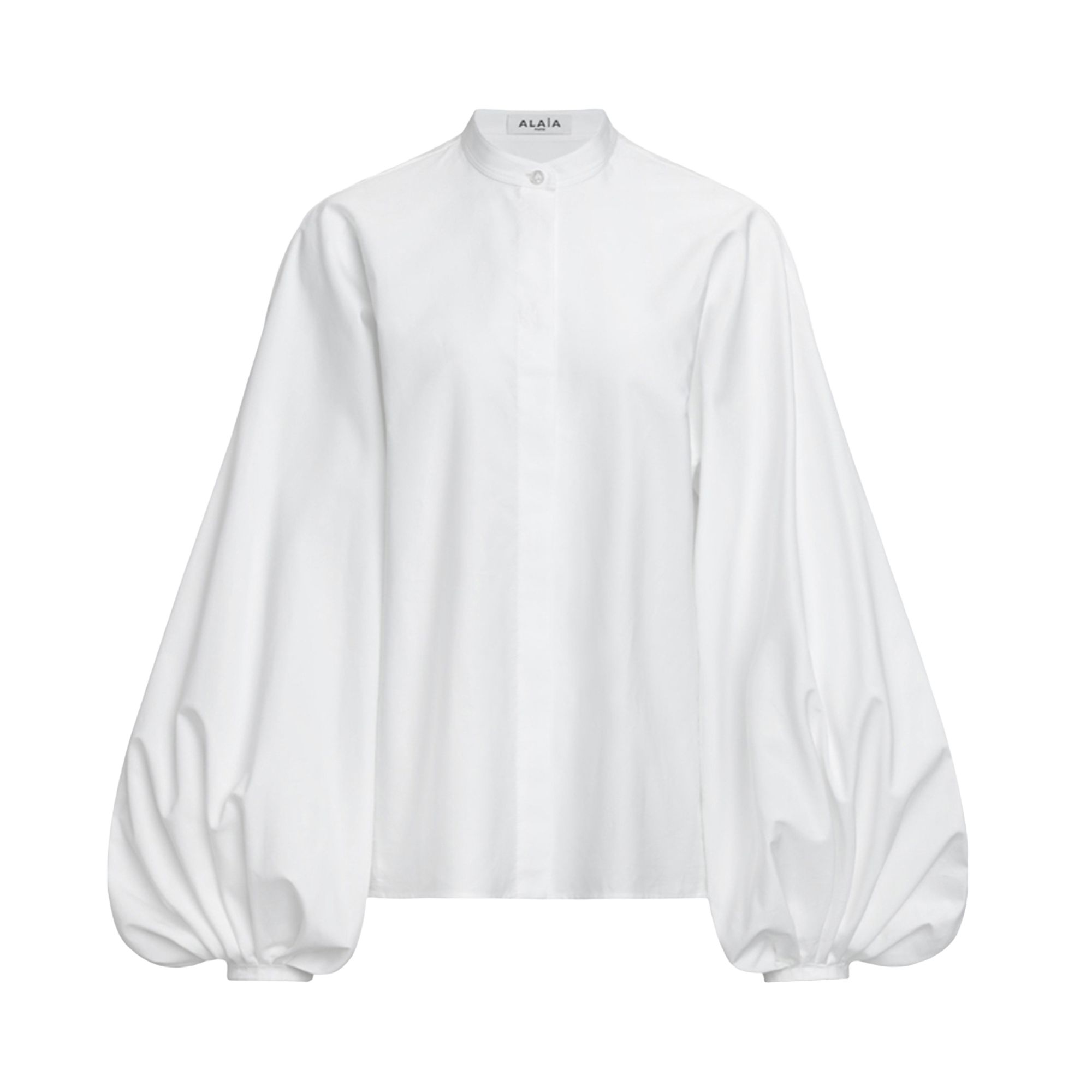Pre-owned Alaïa Balloon Shirt 'blanc' | White | Women's Size 36