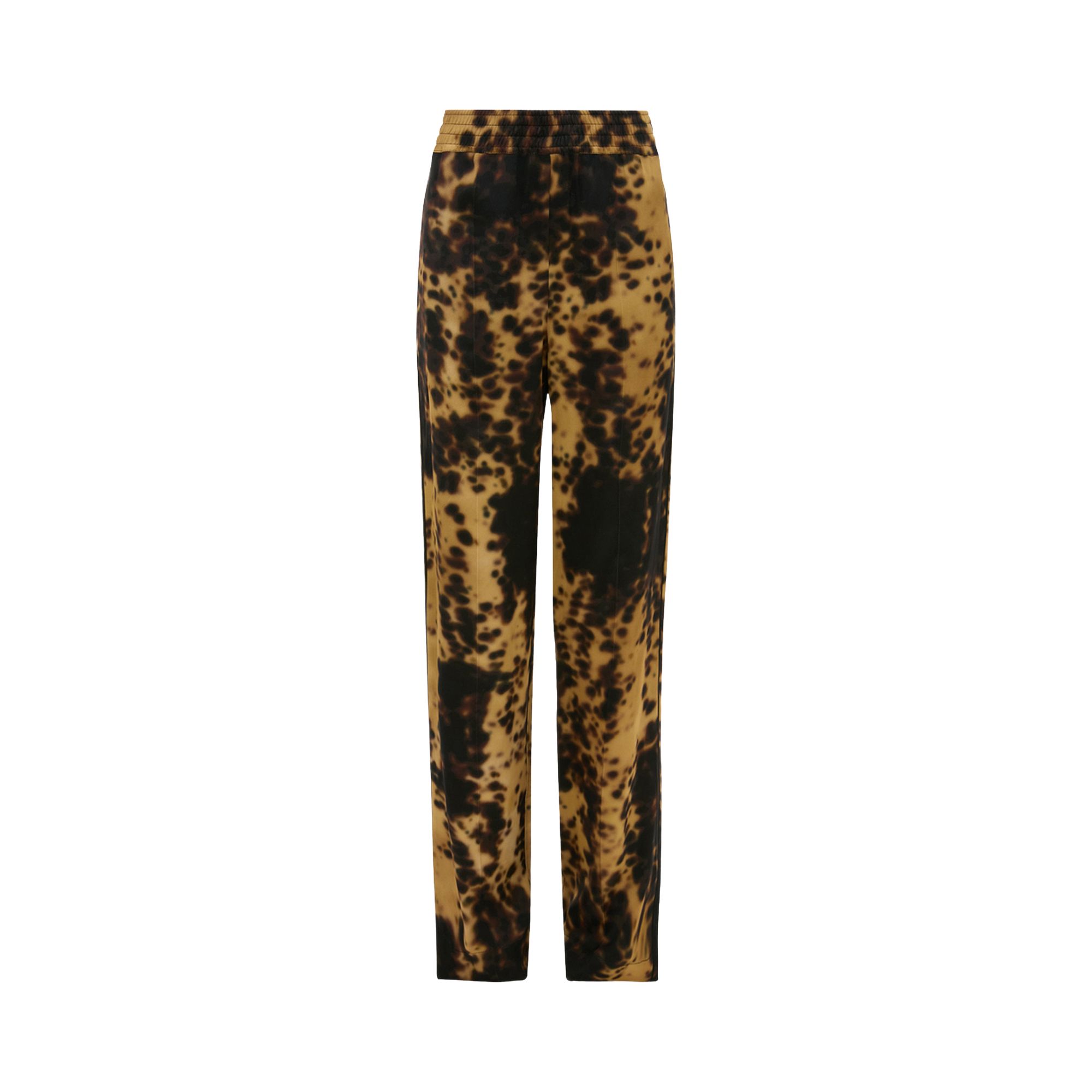 Pre-owned Victoria Beckham Pyjama Trouser 'honey / Dark Teak' | Brown | Women's Size 10