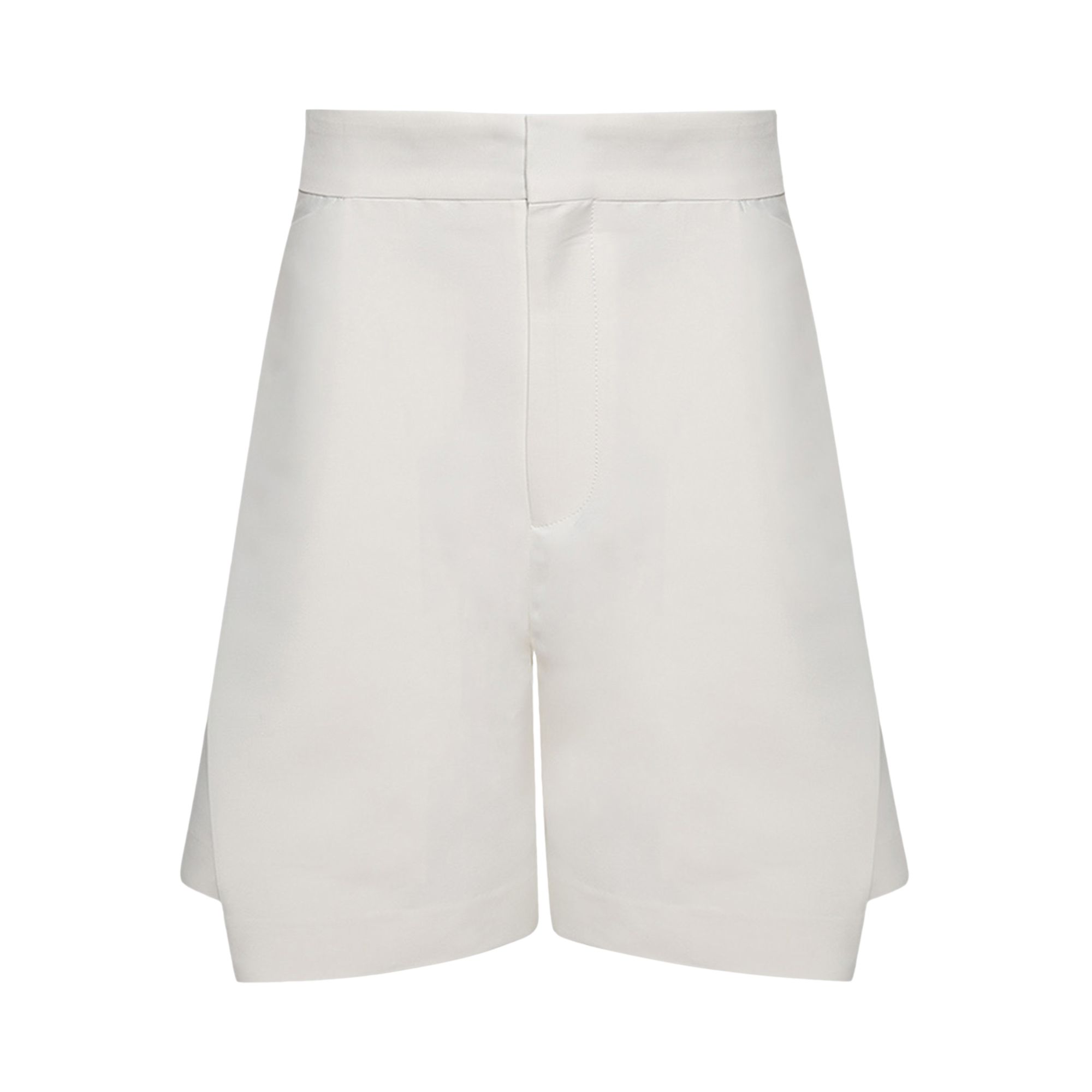 Pre-owned Victoria Beckham Fold Detail Straight Leg Culotte 'ivory' | White | Women's Size 10