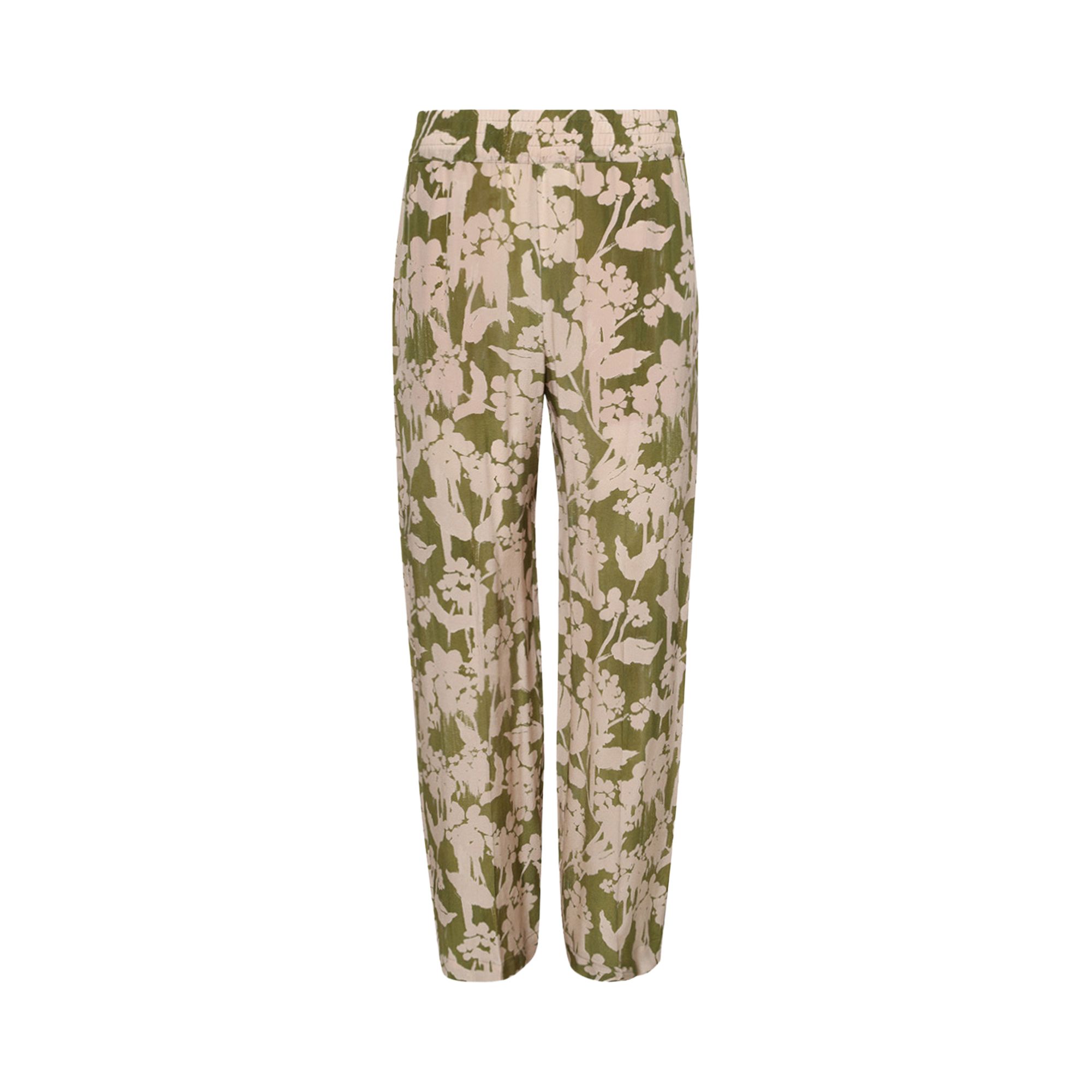 Pre-owned Victoria Beckham Pyjama Trouser 'parakeet/blush' | Green | Women's Size 12