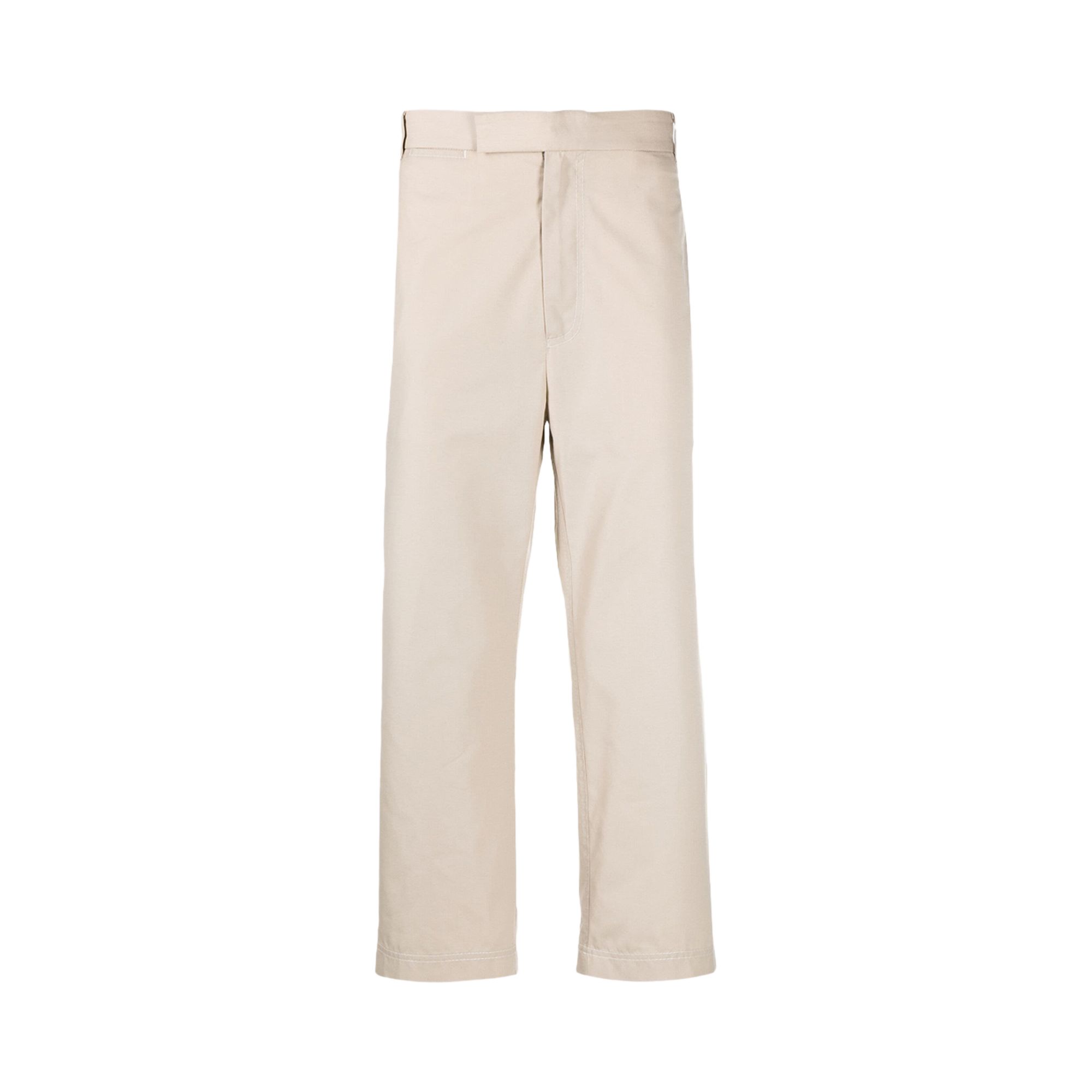 Pre-owned Thom Browne Single Welt Pocket Straight Leg Trouser 'khaki' | Men's Size 1