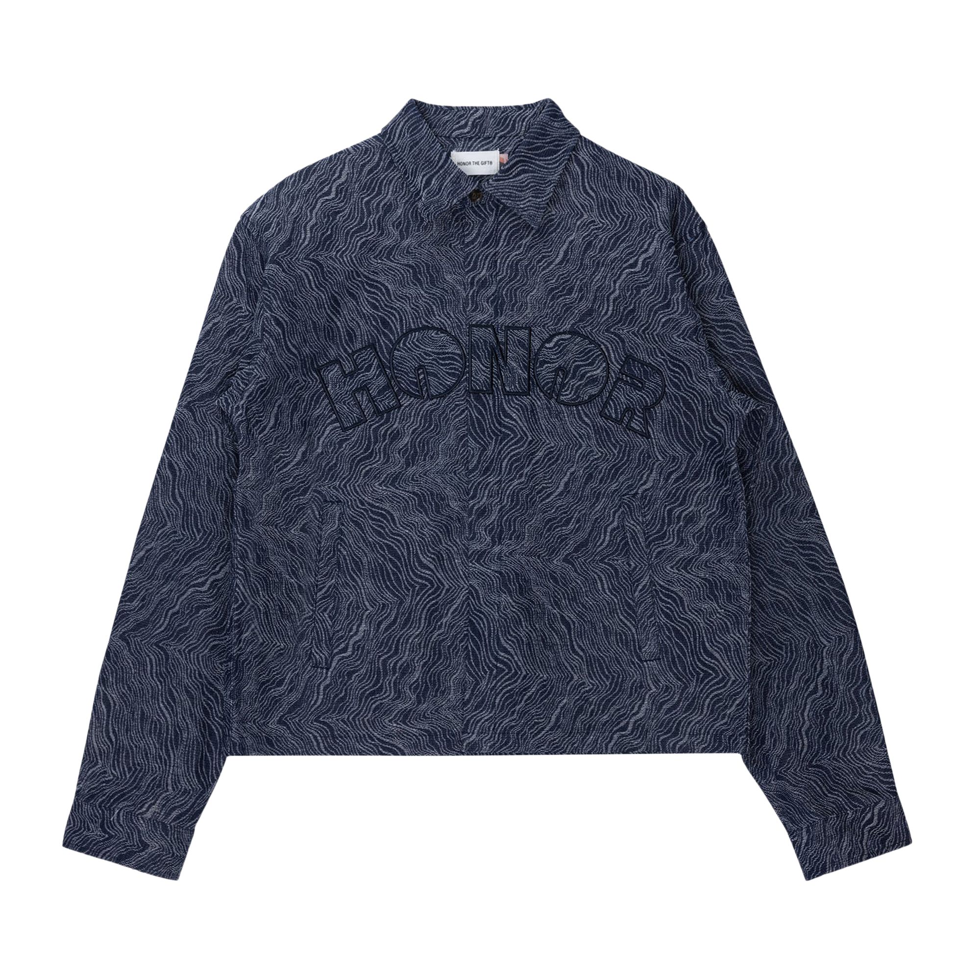Pre-owned Honor The Gift Cover Shirt 'indigo' | Blue | Men's Size L
