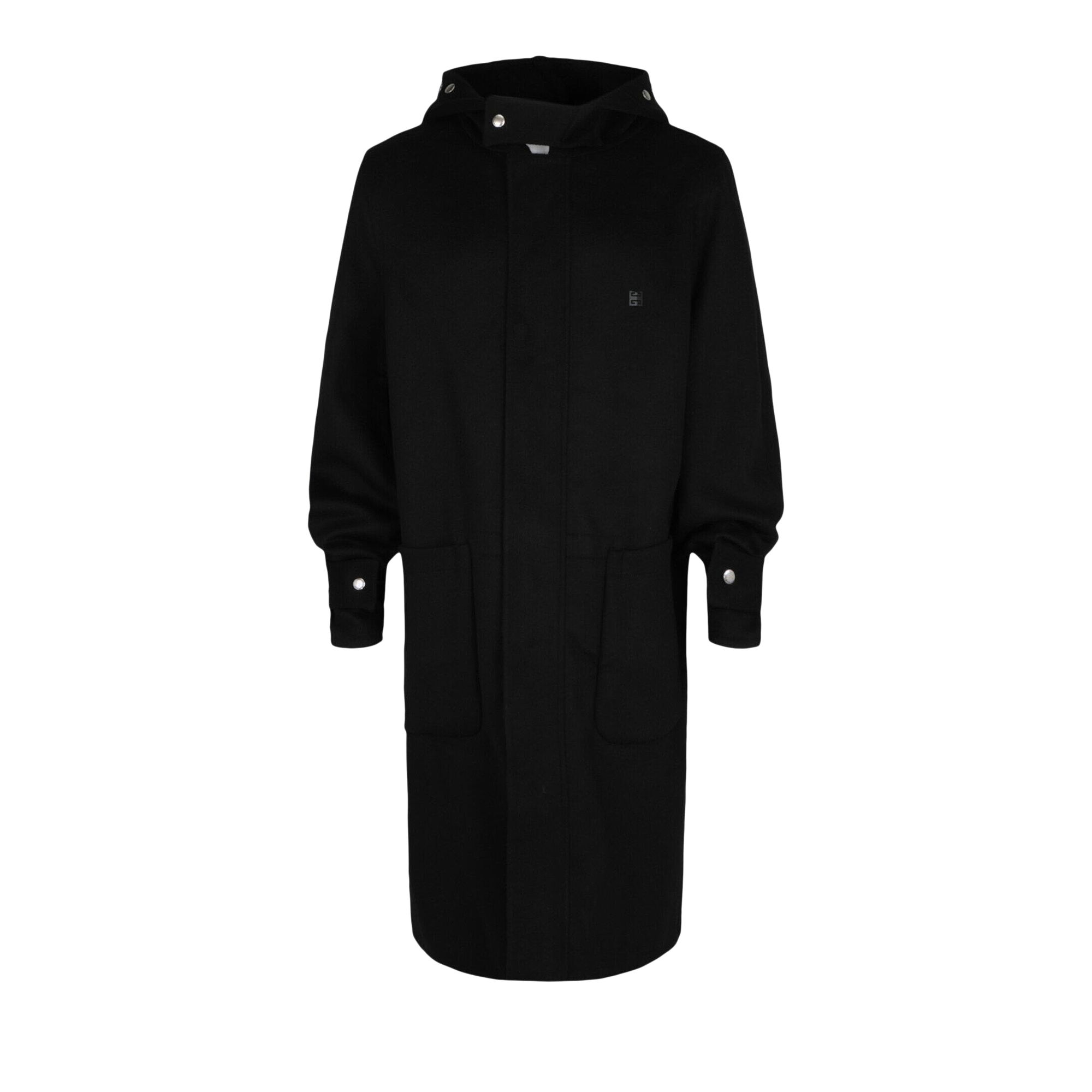 Click to view more detailed imagery on our partner's website Pre-owned Givenchy Double Face Wool Coat 'black' | Men's Size 48