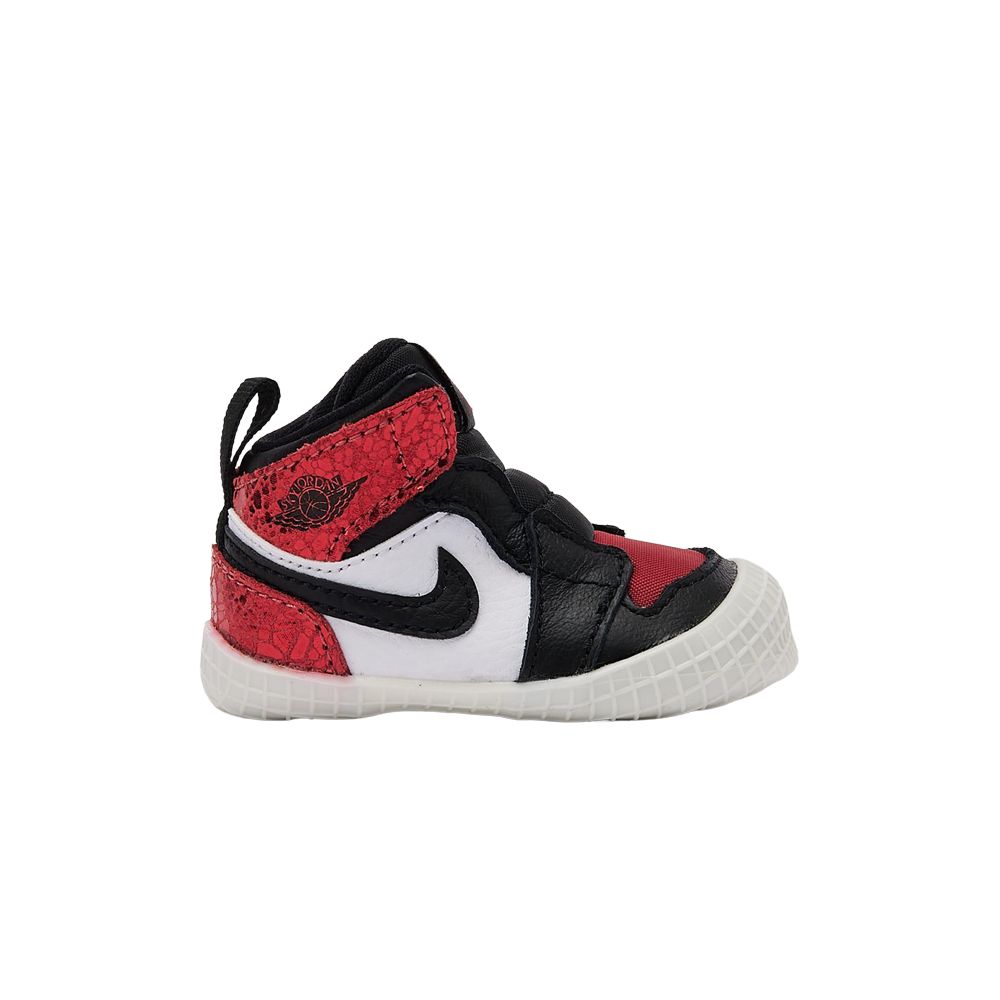 Pre-owned Air Jordan 1 Crib Bootie 'ruby' | Red | Infant Size 4