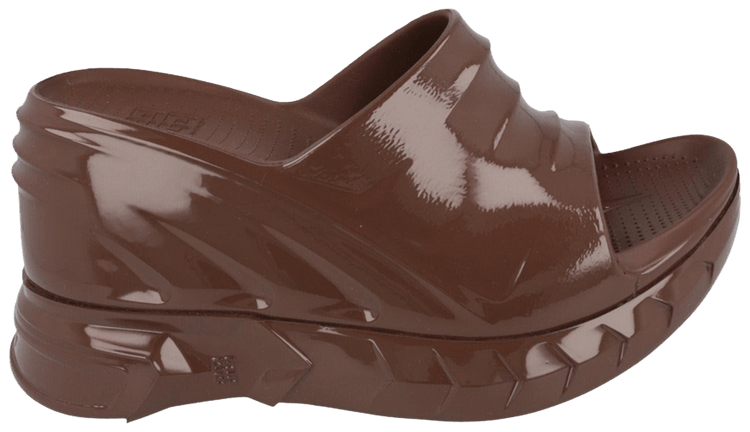 Givenchy Wmns Marshmallow Wedge Slide Chocolate