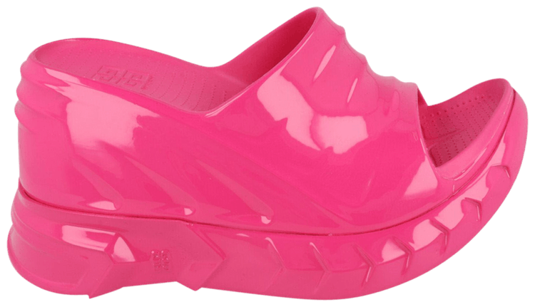 Givenchy Wmns Marshmallow Wedge Slide Neon Pink