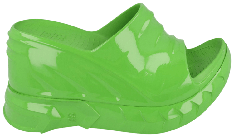 Givenchy Wmns Marshmallow Wedge Slide Absynthe Green