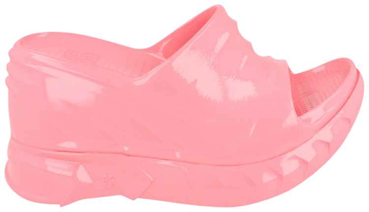 Givenchy Wmns Marshmallow Wedge Slide Bright Pink