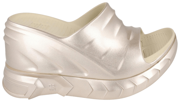 Givenchy Wmns Marshmallow Wedge Slide Golden