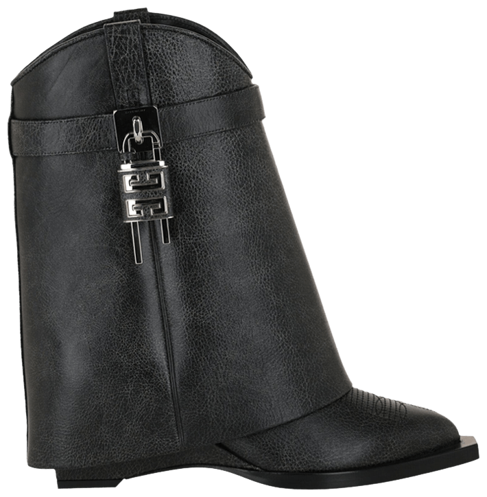Givenchy Wmns Shark Lock Cowboy Ankle Boot Black