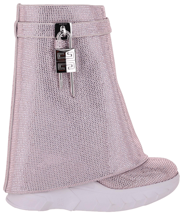 Givenchy Wmns Shark Lock Biker Ankle Boot Soft Lilac