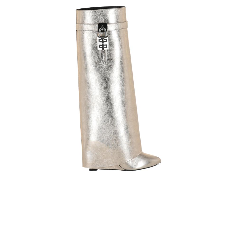 Pre-owned Givenchy Wmns Shark Lock Pant Boot 'golden' | Women's Size 41