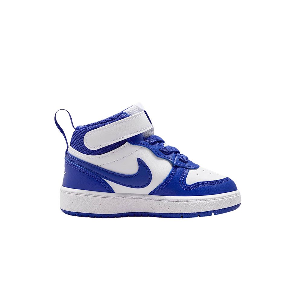 Pre-owned Nike Court Borough Mid 2 Td 'white Deep Night' | Blue | Infant Size 3