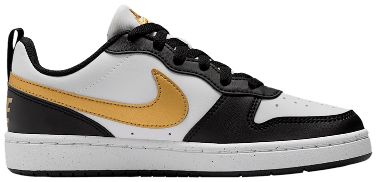 Nike Court Borough Low Recraft GS Black Metallic Gold