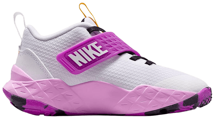 Nike Team Hustle D 12 PS White Vivid Purple