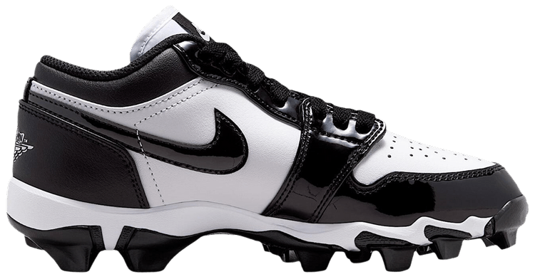 Buy Air Jordan 1 Low GS Cleats 'White Black' - HF6885 101 | GOAT