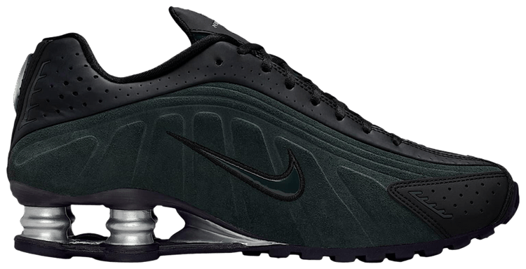 Nike Wmns Shox R4 Black Metallic Silver