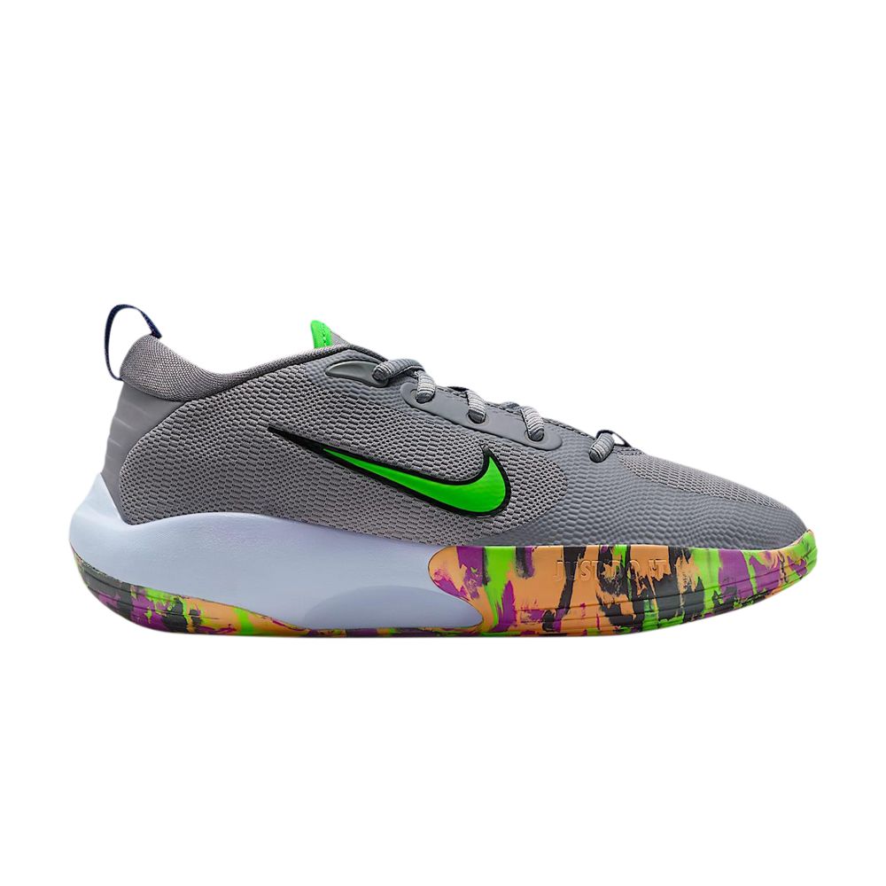 Nike IsoFly GS 'Cement Grey Green Strike' | Black | Kid's Size 4 - HV2281-001
