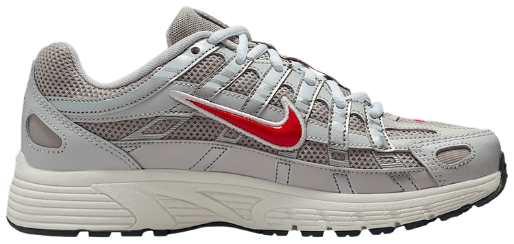 Nike P 6000 GS College Grey Fire Red